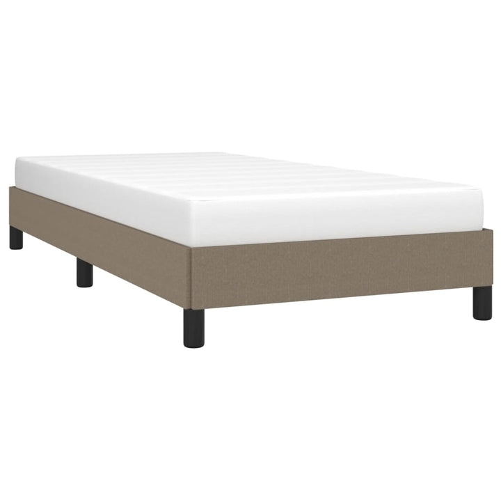 Bedframe stof taupe 80x200 cm