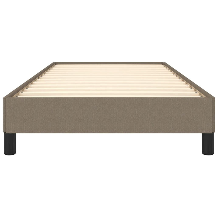 Bedframe stof taupe 80x200 cm