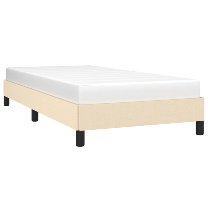 Bedframe stof crème 80x200 cm