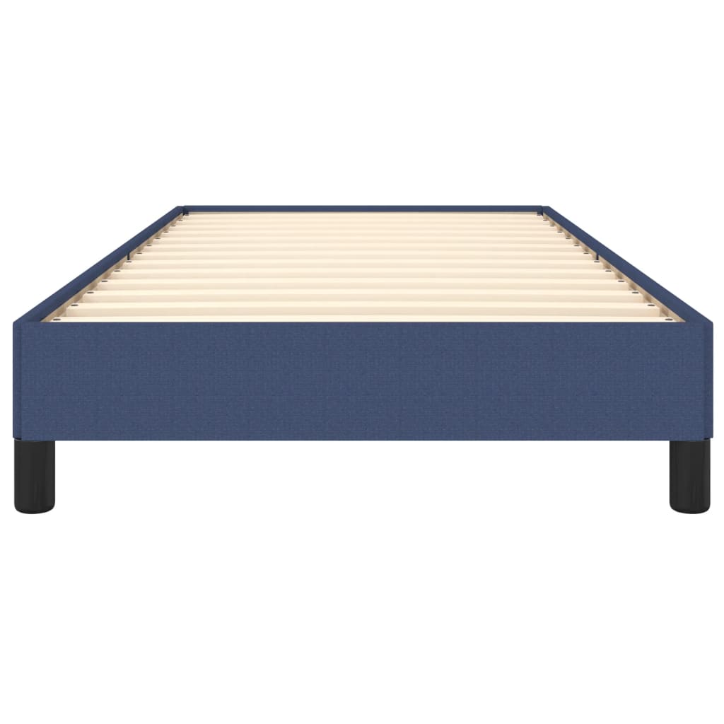 Bedframe stof blauw 80x200 cm