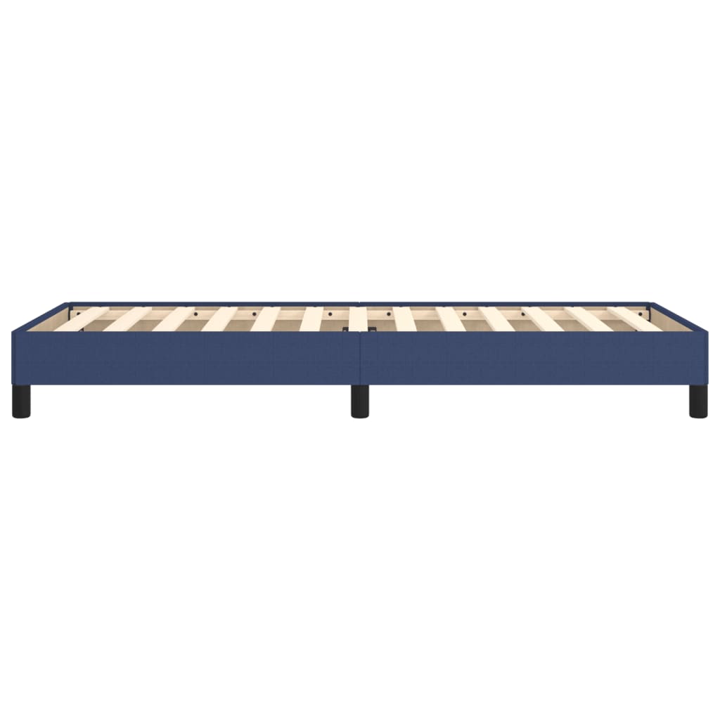 Bedframe stof blauw 80x200 cm