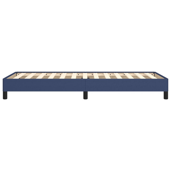 Bedframe stof blauw 80x200 cm