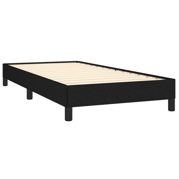 Bedframe stof zwart 90x190 cm