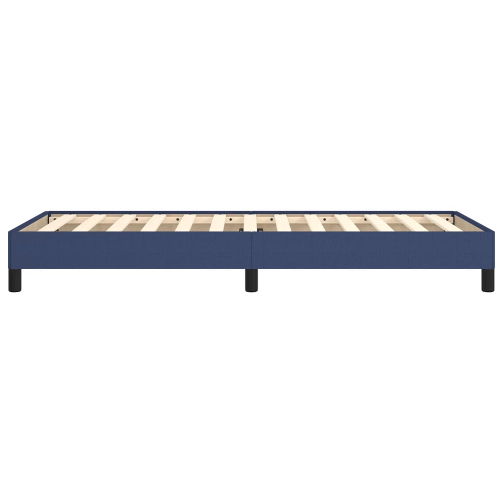 Bedframe stof blauw 90x190 cm