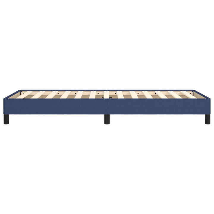 Bedframe stof blauw 90x190 cm