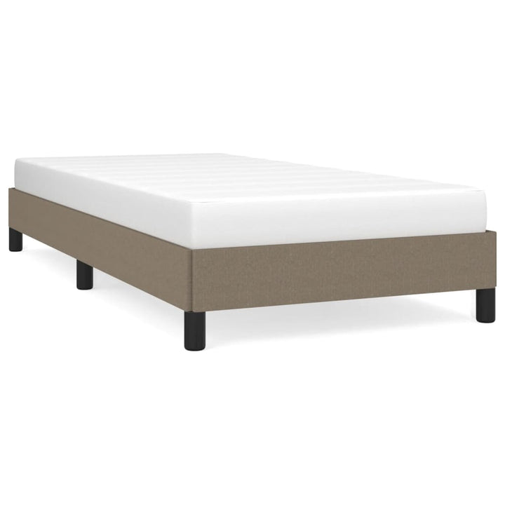 Bedframe stof taupe 90x200 cm