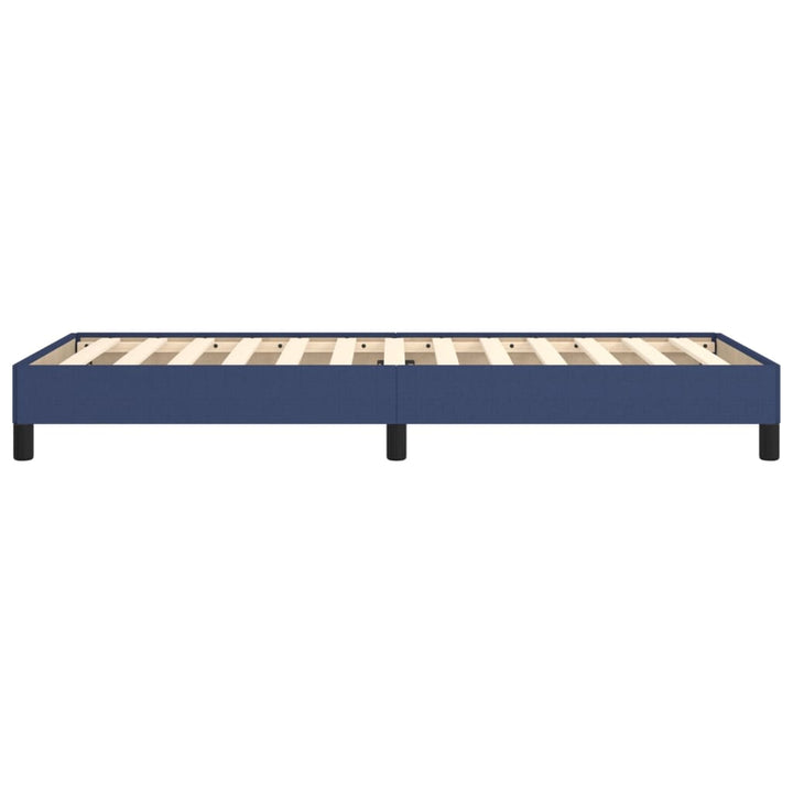 Bedframe stof blauw 90x200 cm