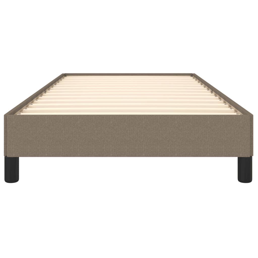 Bedframe stof taupe 100x200 cm