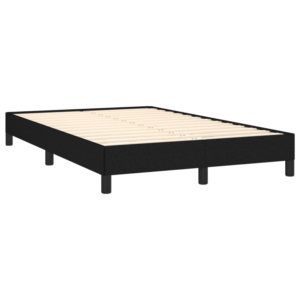 Bedframe stof zwart 120x200 cm