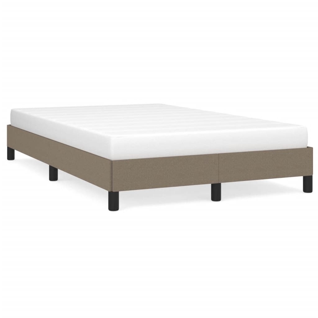 Bedframe stof taupe 120x200 cm