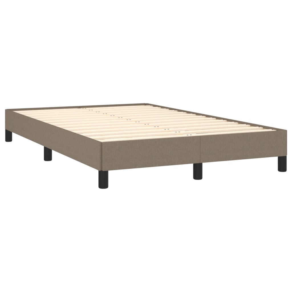 Bedframe stof taupe 120x200 cm