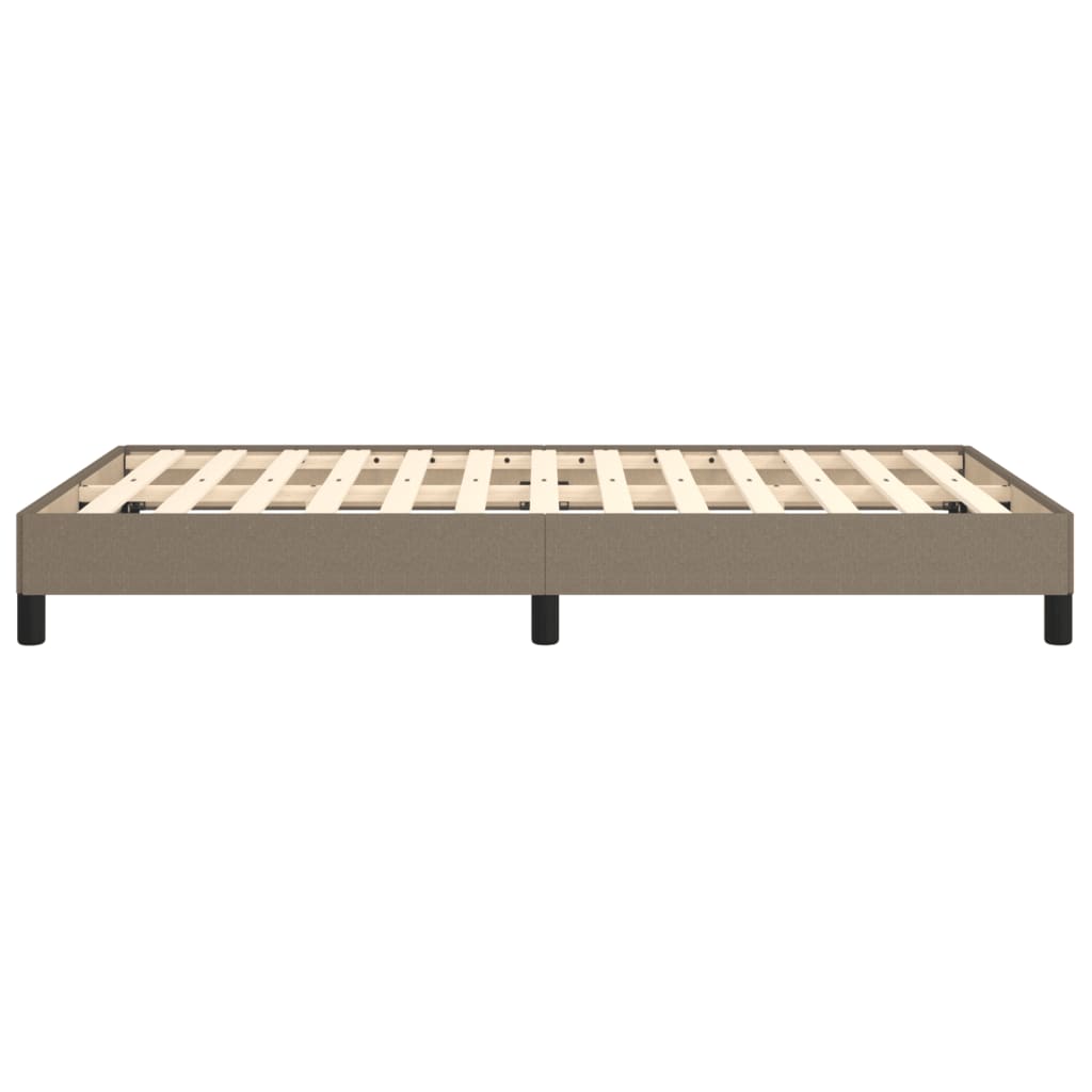 Bedframe stof taupe 120x200 cm