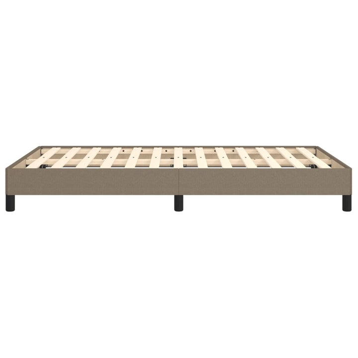 Bedframe stof taupe 120x200 cm