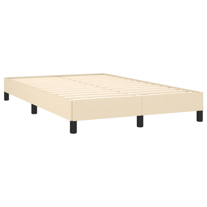 Bedframe stof crèmekleurig 120x200 cm