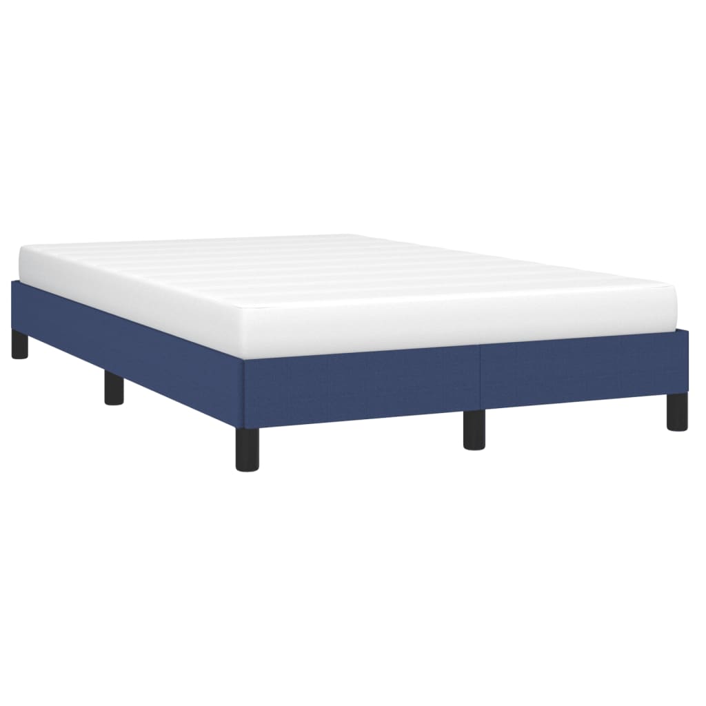 Bedframe stof blauw 120x200 cm