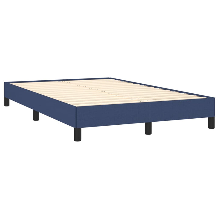 Bedframe stof blauw 120x200 cm