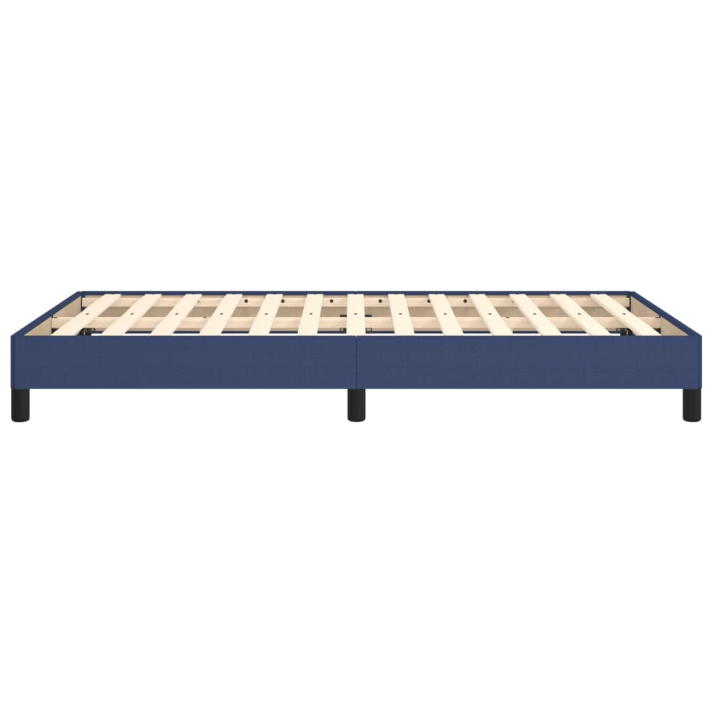 Bedframe stof blauw 120x200 cm