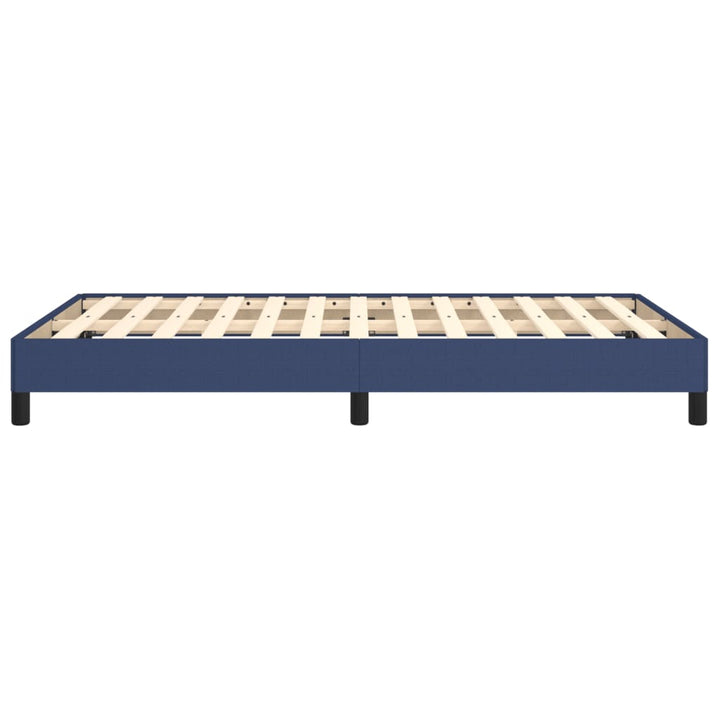 Bedframe stof blauw 120x200 cm