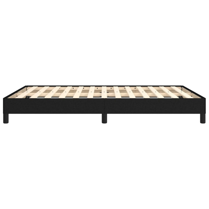 Bedframe stof zwart 140x190 cm