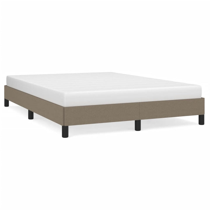 Bedframe stof taupe 140x190 cm