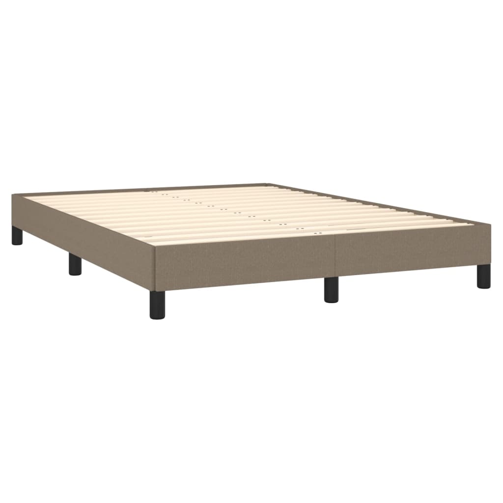 Bedframe stof taupe 140x190 cm