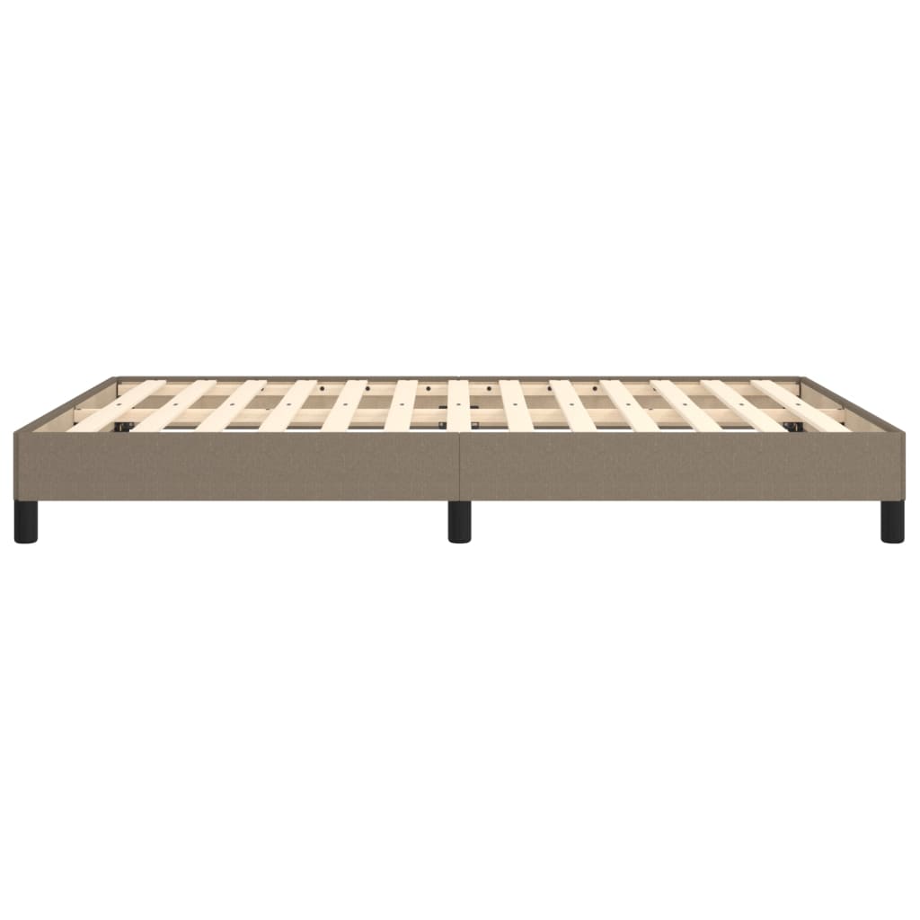 Bedframe stof taupe 140x190 cm