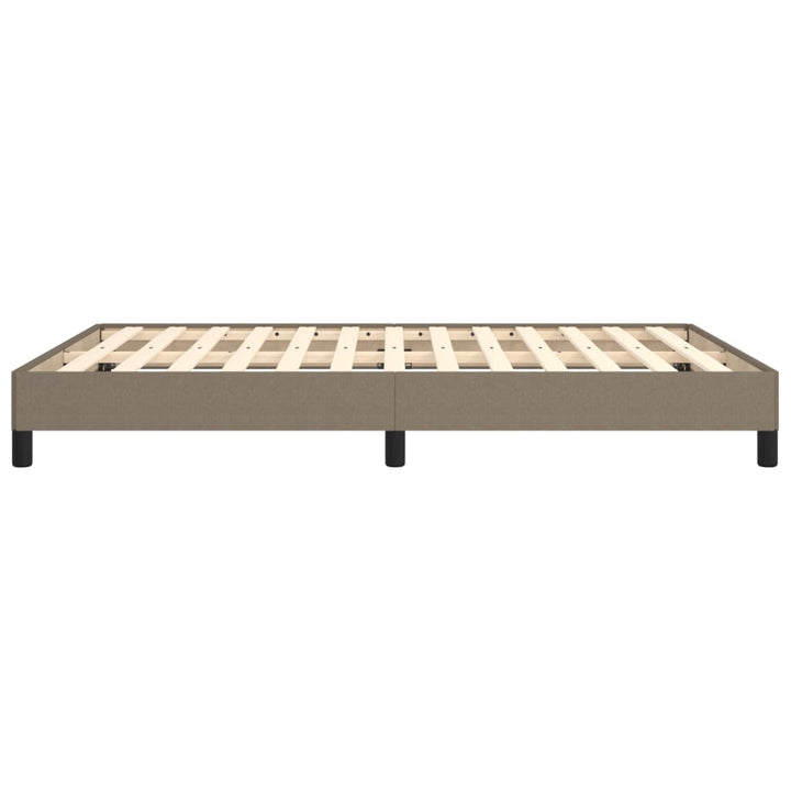 Bedframe stof taupe 140x190 cm