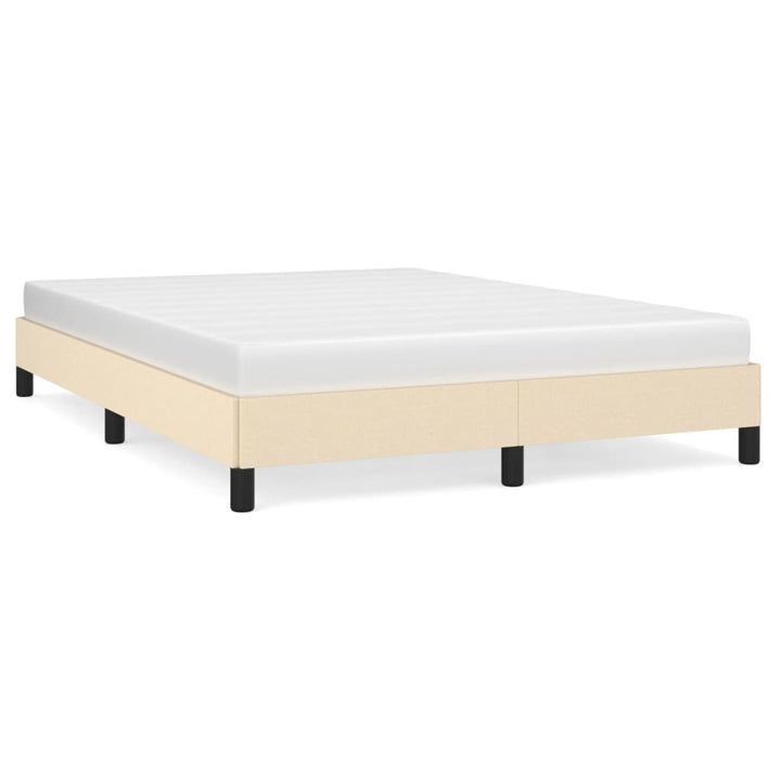 Bedframe stof crèmekleurig 140x190 cm