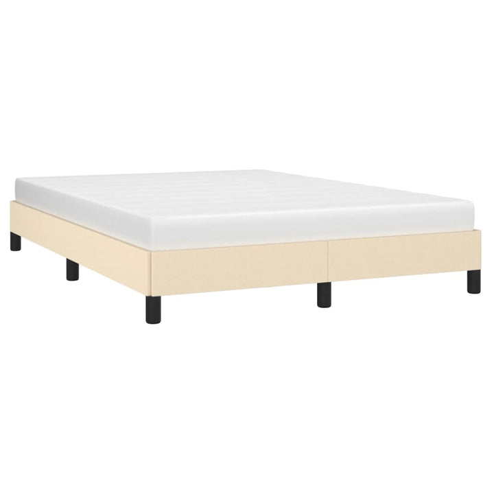 Bedframe stof crèmekleurig 140x190 cm