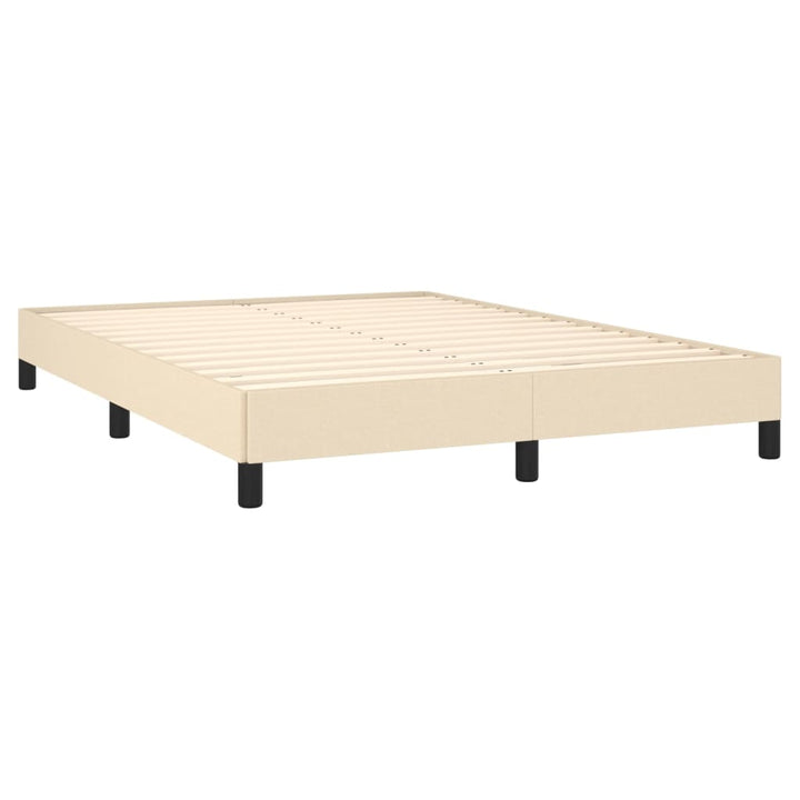 Bedframe stof crèmekleurig 140x190 cm