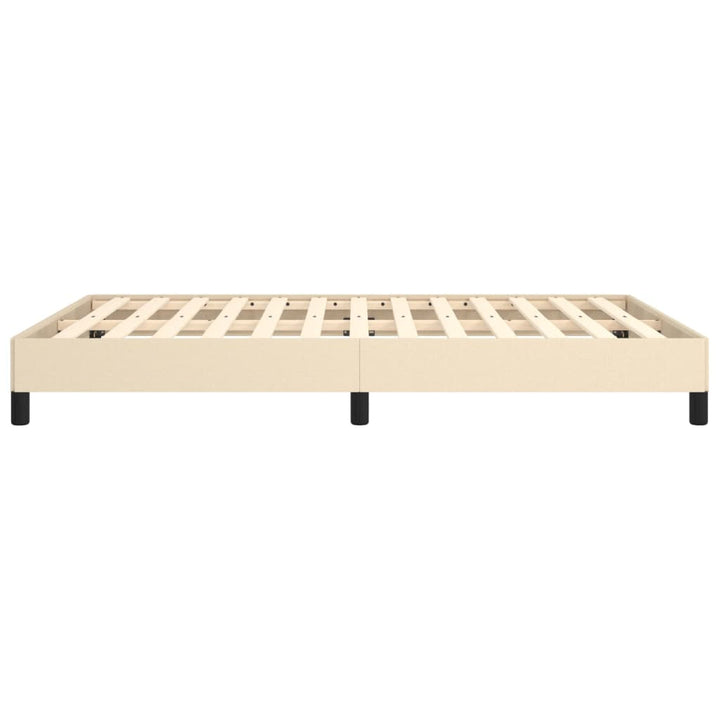 Bedframe stof crèmekleurig 140x190 cm