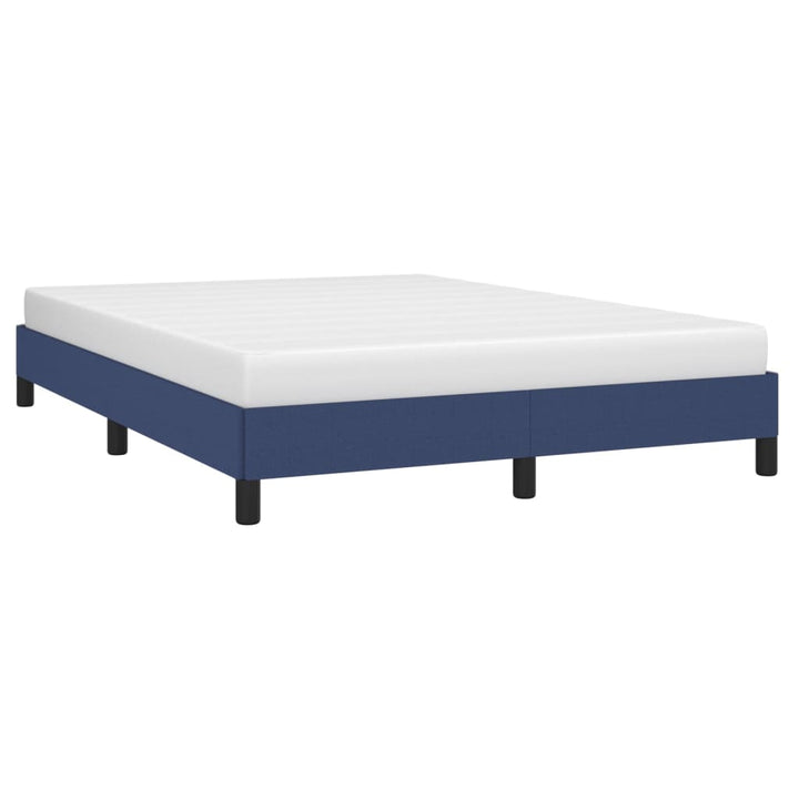 Bedframe stof blauw 140x190 cm