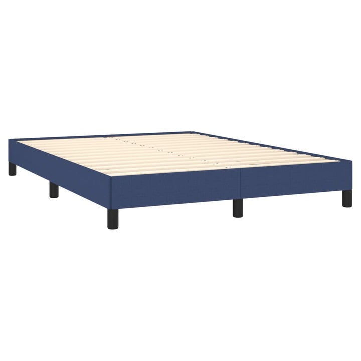 Bedframe stof blauw 140x190 cm