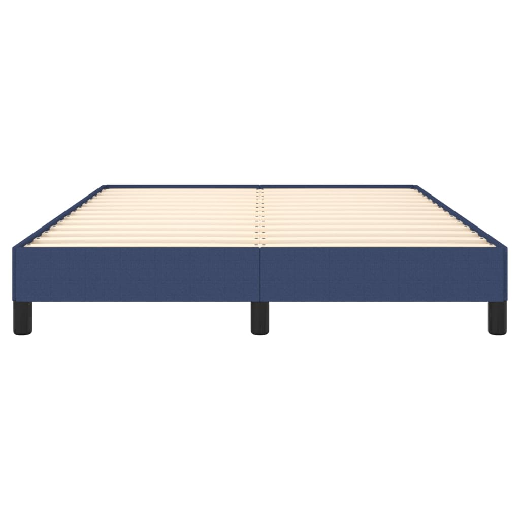 Bedframe stof blauw 140x190 cm