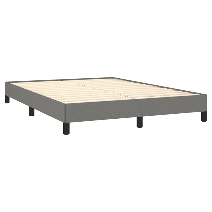 Bedframe stof donkergrijs 140x200 cm