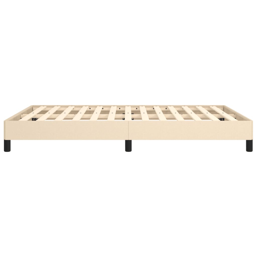 Bedframe stof crèmekleurig 140x200 cm