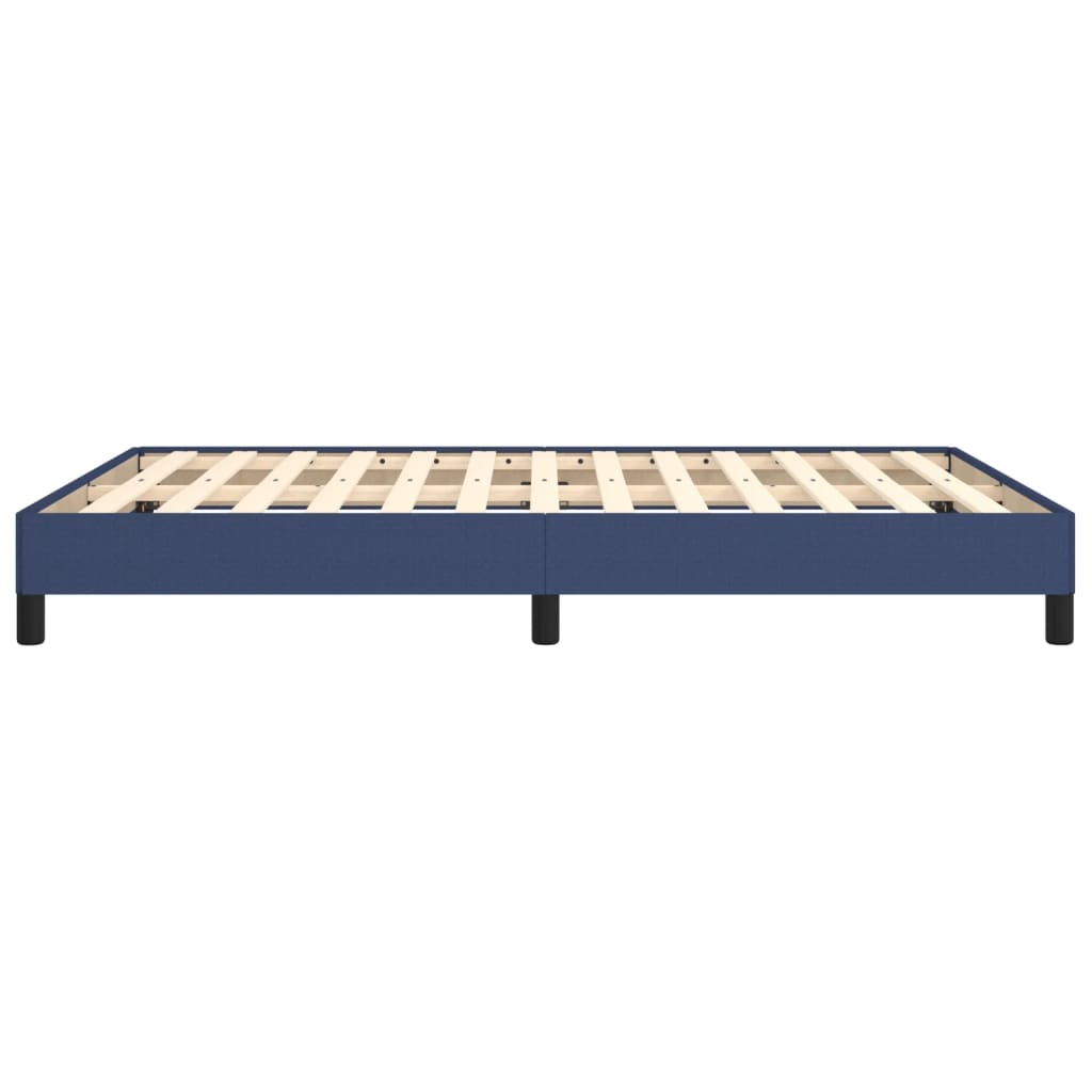 Bedframe stof blauw 140x200 cm