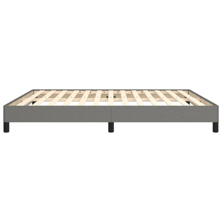 Bedframe stof donkergrijs 160x200 cm