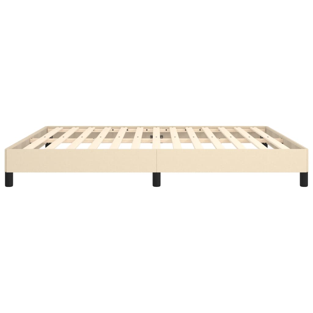 Bedframe stof crèmekleurig 160x200 cm