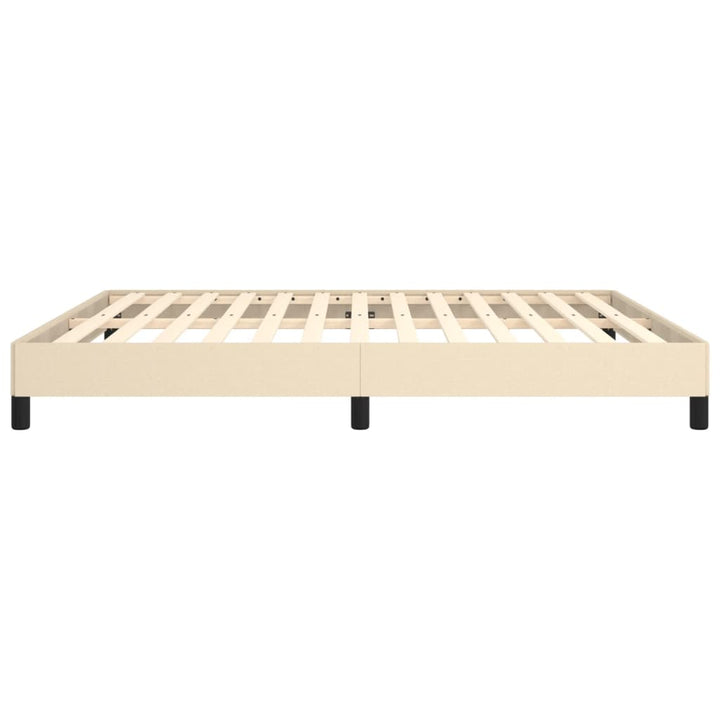 Bedframe stof crèmekleurig 160x200 cm