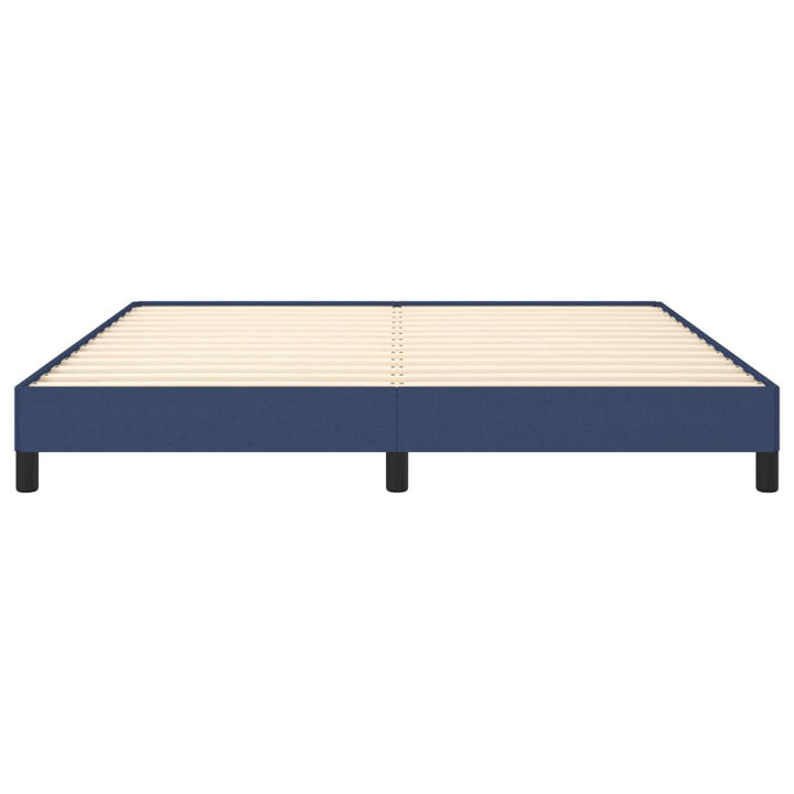 Bedframe stof blauw 160x200 cm