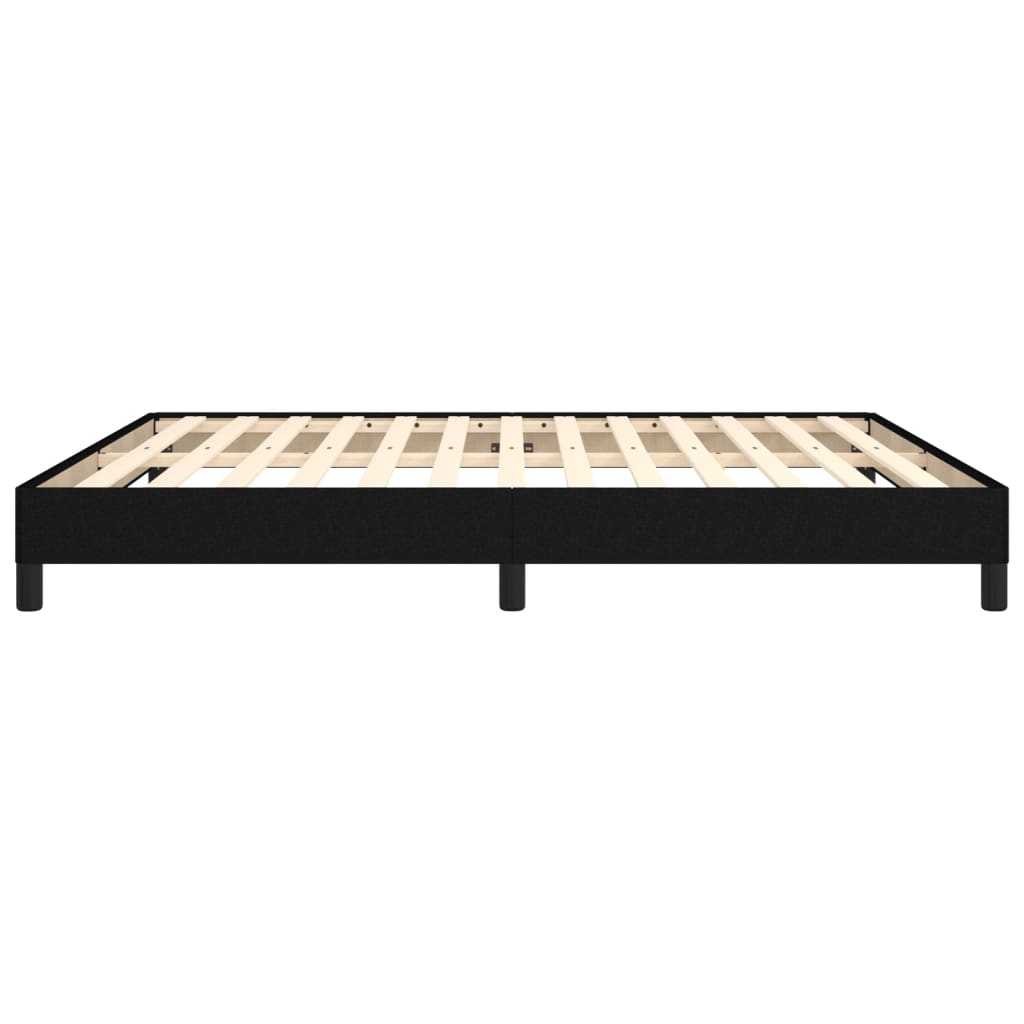 Bedframe stof zwart 180x200 cm