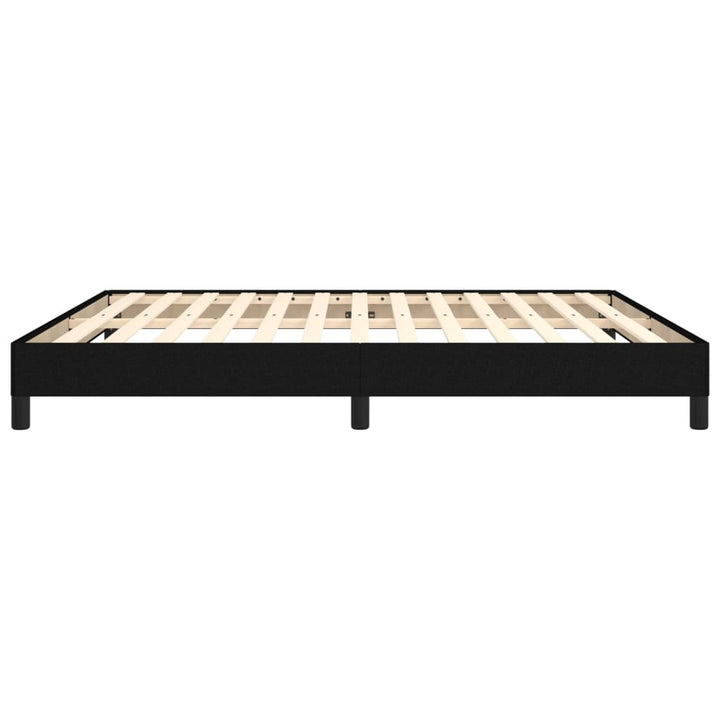 Bedframe stof zwart 180x200 cm