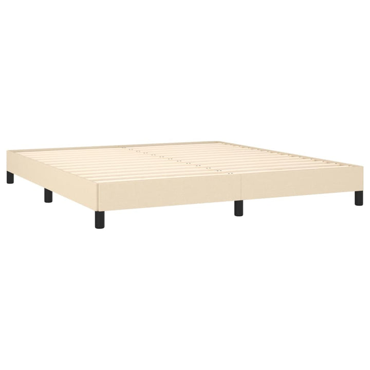 Bedframe stof crèmekleurig 180x200 cm