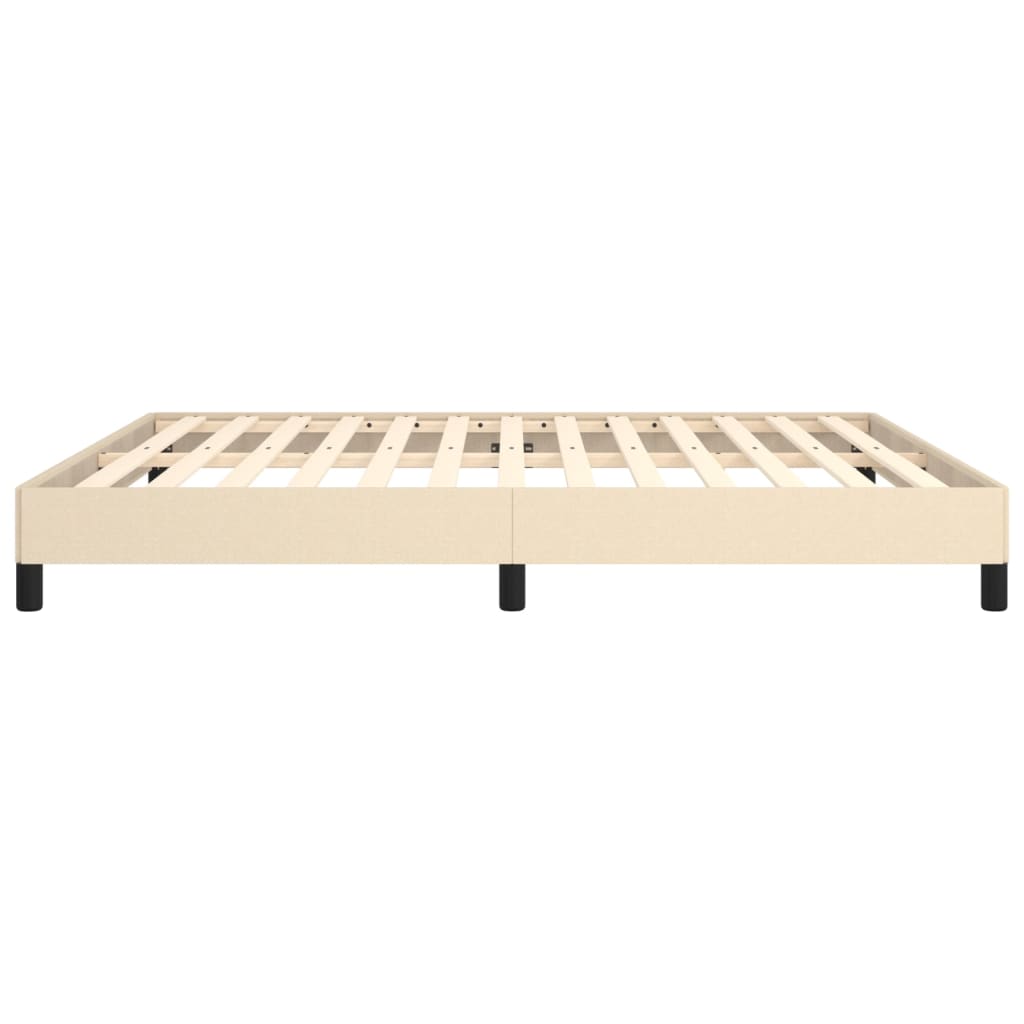 Bedframe stof crèmekleurig 180x200 cm