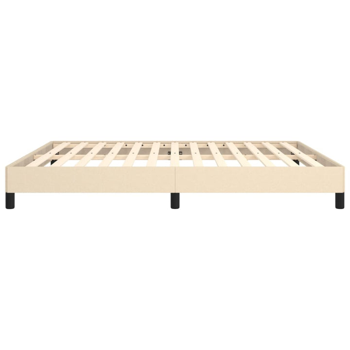 Bedframe stof crèmekleurig 180x200 cm