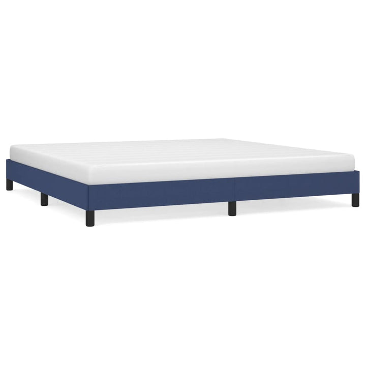 Bedframe stof blauw 200x200 cm