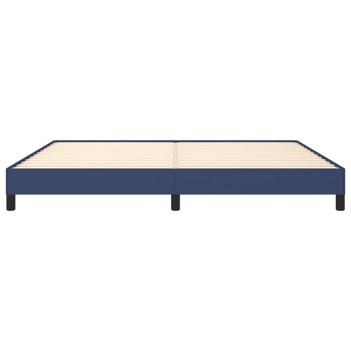 Bedframe stof blauw 200x200 cm