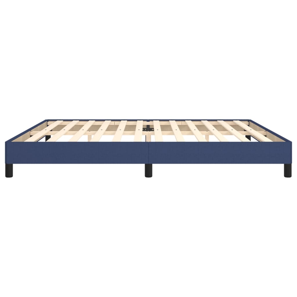 Bedframe stof blauw 200x200 cm