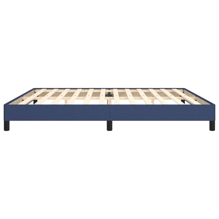 Bedframe stof blauw 200x200 cm